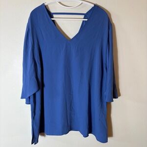 Chicos Easy V-Neck Tunic Top Size‎ 3 (16/18)